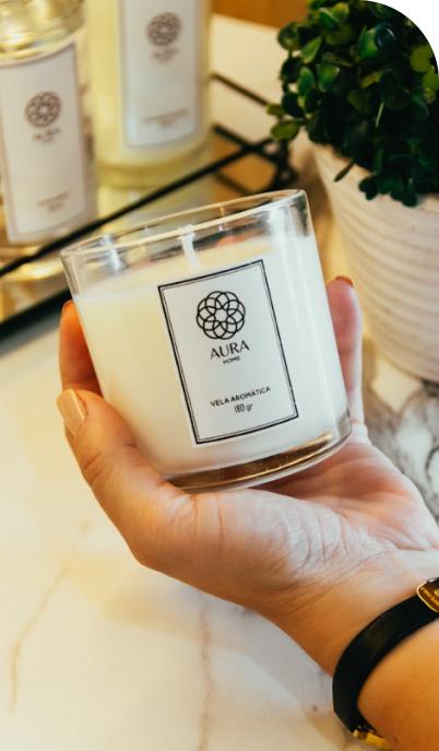 Experiência sensorial exclusiva com fragrâncias Aura Home